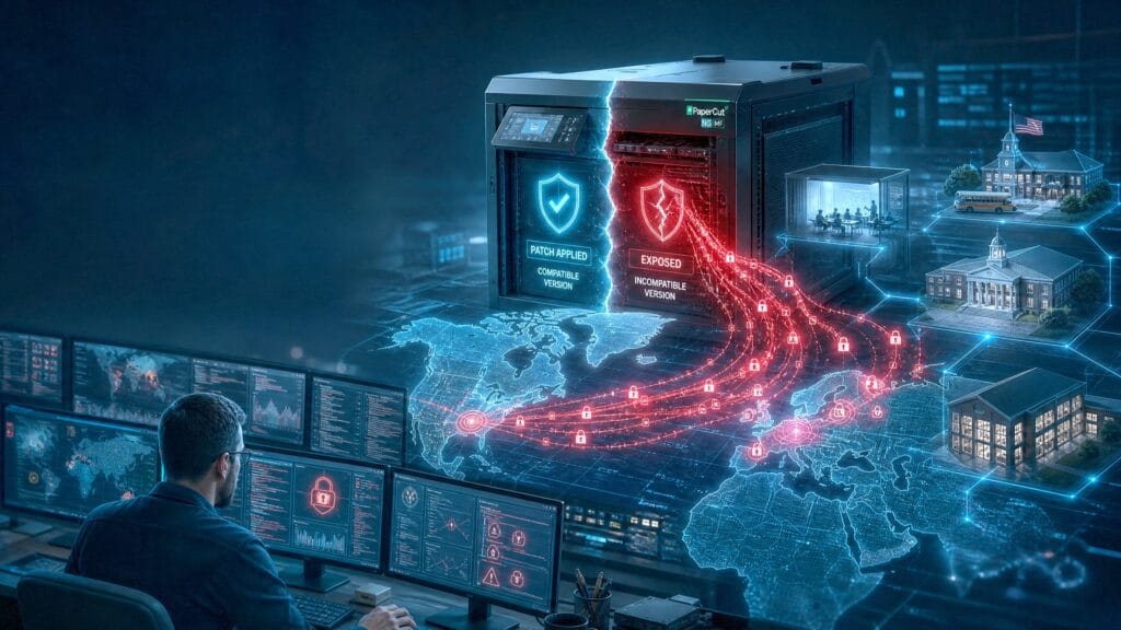 PaperCut sob Ataque: Cadeia de Duas Falhas Rouba Credenciais
